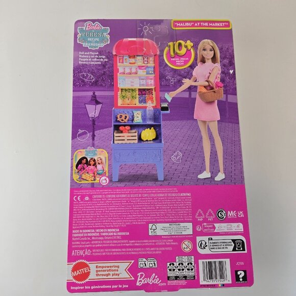 Barbie and Teresa Recipe for Friendship Malibu at the Market Doll Playset JCT05 - Picture 7 of 9